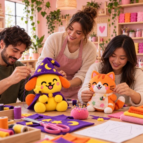 Peluches con personalidad: oficios y accesorios